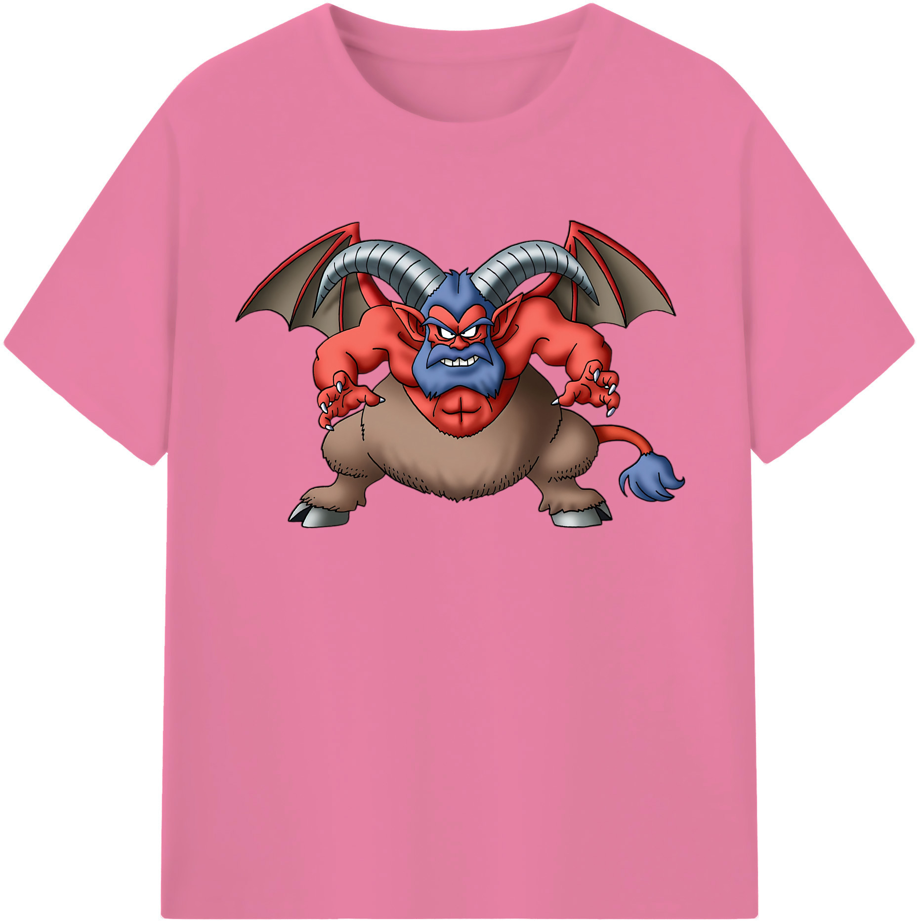 （画像用） ドラゴンクエスト Doragon Kuesuto Dragon Quest 綿100％半袖Tシャツ（フロントプリント）